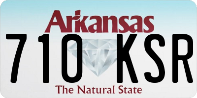 AR license plate 710KSR