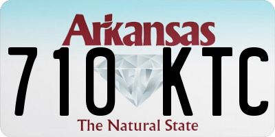 AR license plate 710KTC