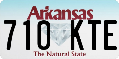 AR license plate 710KTE