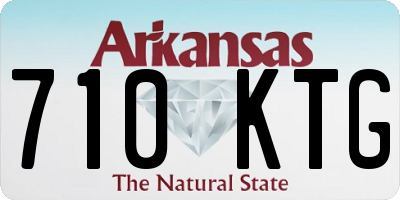 AR license plate 710KTG