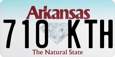 AR license plate 710KTH