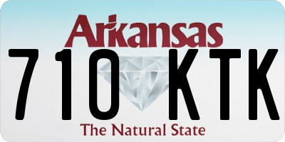 AR license plate 710KTK