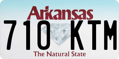 AR license plate 710KTM