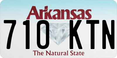 AR license plate 710KTN