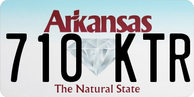 AR license plate 710KTR