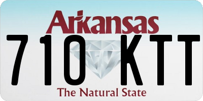 AR license plate 710KTT