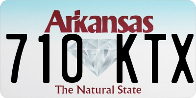 AR license plate 710KTX