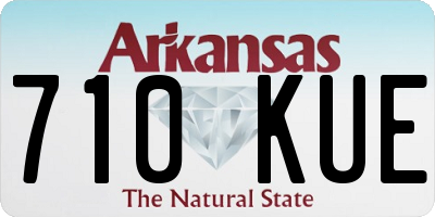AR license plate 710KUE