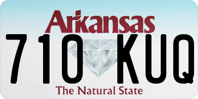 AR license plate 710KUQ