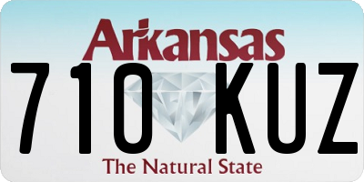 AR license plate 710KUZ