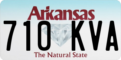AR license plate 710KVA