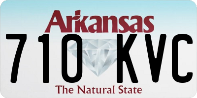 AR license plate 710KVC