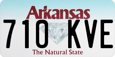 AR license plate 710KVE