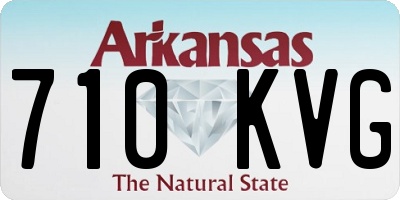 AR license plate 710KVG