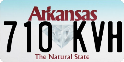 AR license plate 710KVH