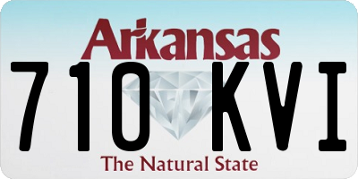 AR license plate 710KVI