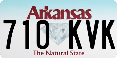 AR license plate 710KVK