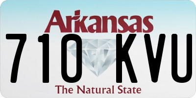 AR license plate 710KVU