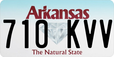 AR license plate 710KVV