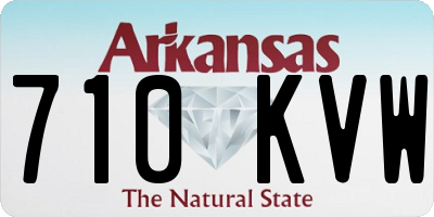 AR license plate 710KVW