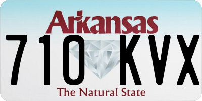 AR license plate 710KVX