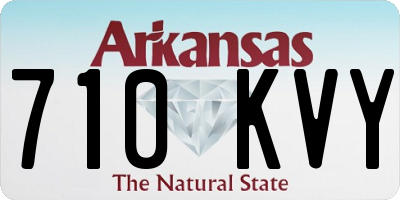 AR license plate 710KVY