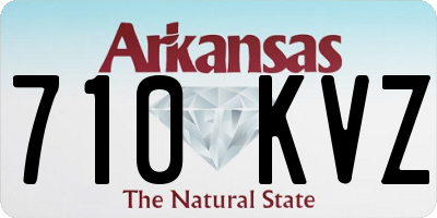 AR license plate 710KVZ