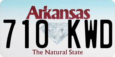 AR license plate 710KWD