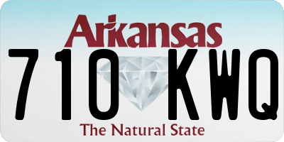 AR license plate 710KWQ