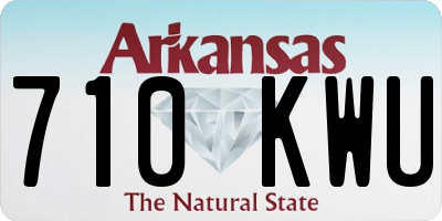 AR license plate 710KWU