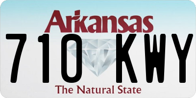 AR license plate 710KWY