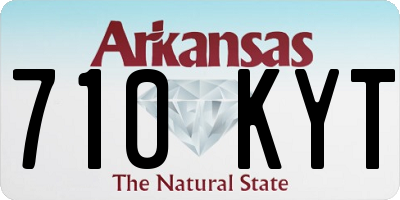 AR license plate 710KYT