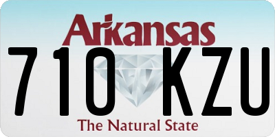 AR license plate 710KZU