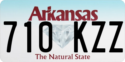 AR license plate 710KZZ