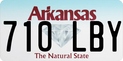 AR license plate 710LBY