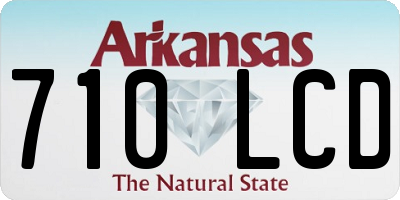 AR license plate 710LCD