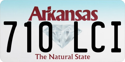AR license plate 710LCI