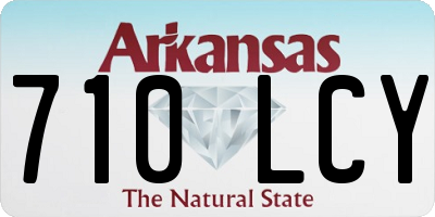 AR license plate 710LCY