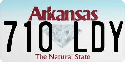 AR license plate 710LDY