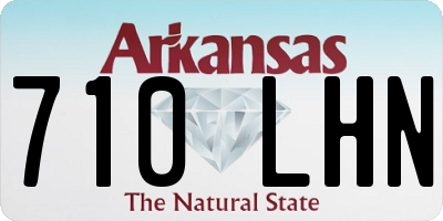 AR license plate 710LHN