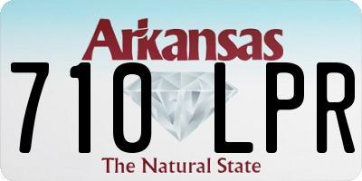 AR license plate 710LPR
