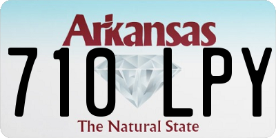 AR license plate 710LPY