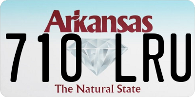 AR license plate 710LRU