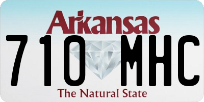 AR license plate 710MHC