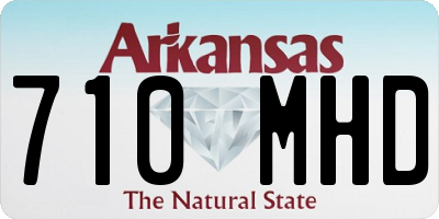AR license plate 710MHD