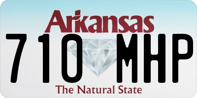 AR license plate 710MHP