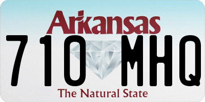 AR license plate 710MHQ