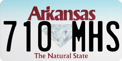 AR license plate 710MHS