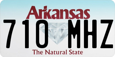 AR license plate 710MHZ