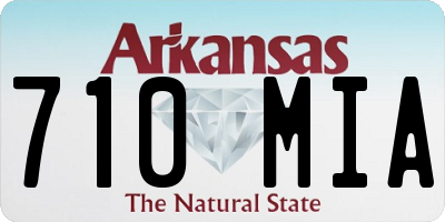 AR license plate 710MIA